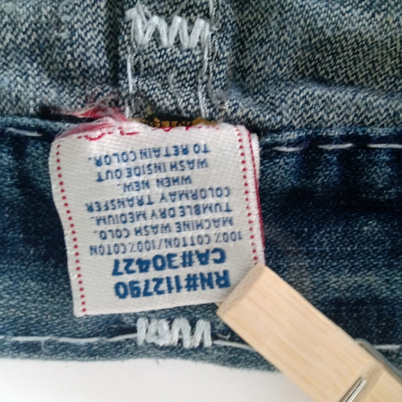 TRUE RELIGION Mens Distressed Blue Jeans Size 32 - Picture 13 of 16